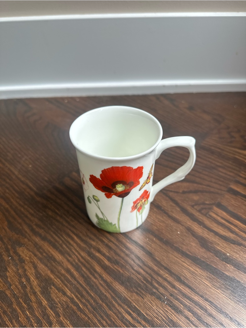 Stechcol gracie bone china poppy mug by Coastline Imports.